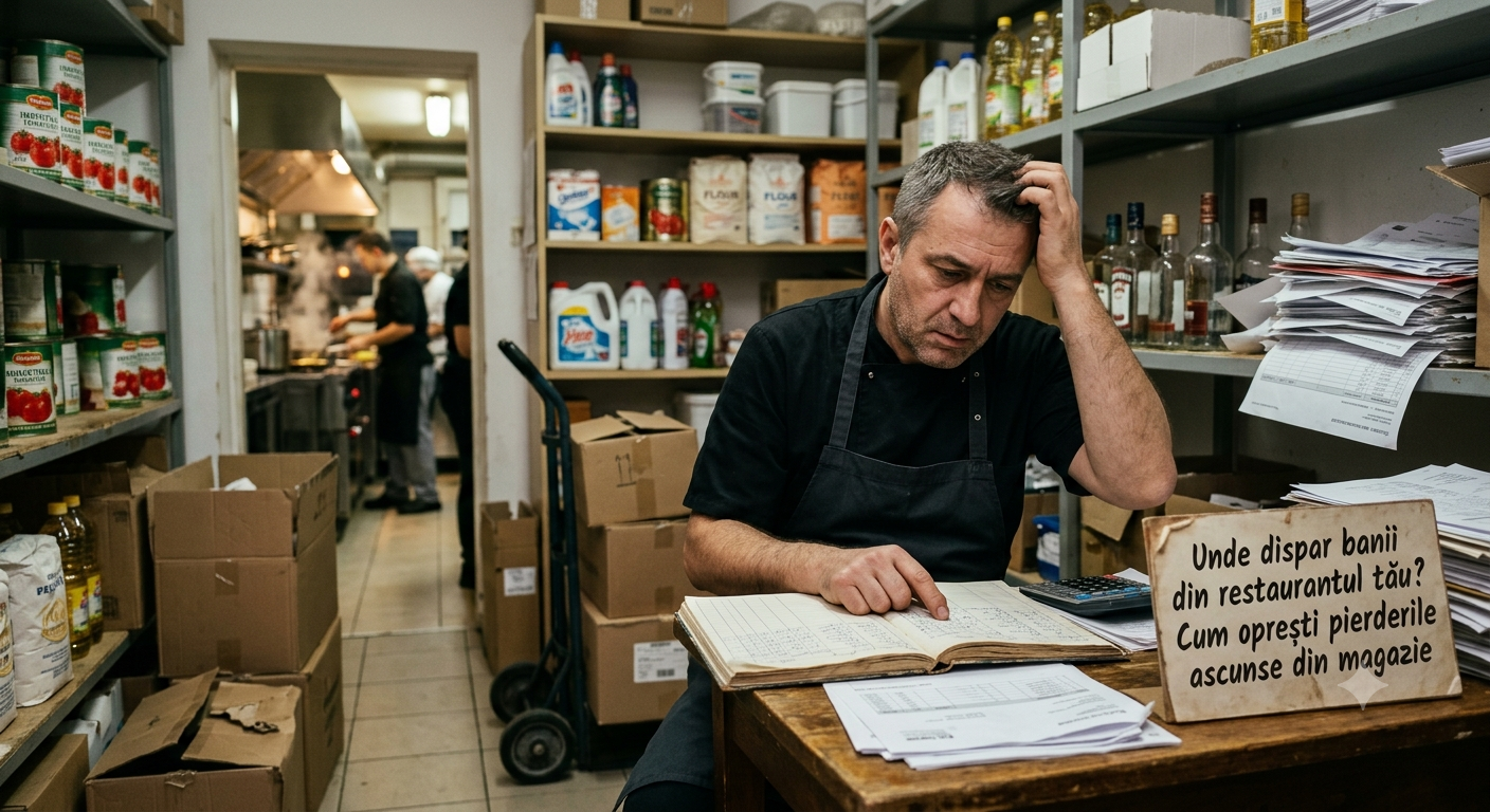 Unde dispar banii din restaurantul tău? Cum oprești pierderile ascunse din magazie!